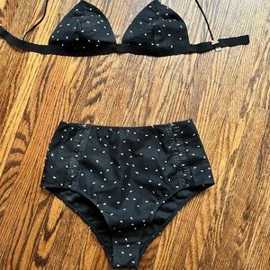 For Love & Lemons 2 piece polka dot set